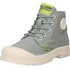 Palladium Pampa Supply, Stivali Sneaker Unisex - Bambini e ragazzi, Verde (Scuro), 28 EU