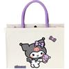 Kanguru Borsa Donna Kuromi in Cotone - Shopper Tote Bag Grande. Con fodera interna e Tasca Interna, Idea Regalo Kawaii per Viaggio, Shopping e Lavoro