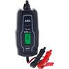 AEG 005187 Caricabatteria da auto Moto 6V 12V, 4A, 4-120Ah, Controllo e Mantiene Ricarica Intelligente, Nero
