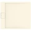 Ideal Standard - Ultra Flat S i.life, Piatto doccia rettangolare 100x90 in resina, Piletta di scarico lato corto, Finitura opaca effetto pietra, Sabbia