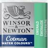 Winsor & Newton (WIO54) Winsor & Newton 301696 Cotman Colori Acquerello, Viridian, Bianco (Emerald), 1.9