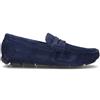 Nerofumo Mocassino Uomo Blu Pelle Scamosciata 02CAM-BLU-A045891