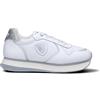 Blauer Sneakers Bambina Bianco Pelle Naturale, Tessuto TRILLI01WHI-WHI-A060261