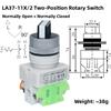 per interruttore selettore rotativo LA37 11X/2 10A 660V 22,5mm 90 gradi IP40