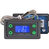 Regolatore di temperatura con capacit�� di uscita 10A e display LCD