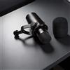 Parabrezza in schiuma di spugna nera per modelli per shure MV7 MV7X