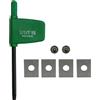 Festool Placchette di ricambio HW-WP 7,6x12x1,5 (4x)