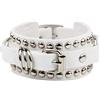 No 1X(Braccialetto Unisex Punk Rocker Polsino nel Pelle Gotica con Punte Rivet5456