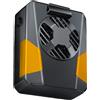 Ventilatore a Vita Ricarica USB 12,5m/s 255g Peso 10,4x5,7x12cm D