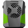 Ventilatore a Vita Ricarica USB 12,5m/s 255g Peso 10,4x5,7x12cm D