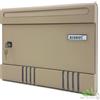CASSETTA POSTALE RIVISTA ALLUMINIO ALUBOX SABBIA INTERNO ESTERNO 36X7XH29 CM