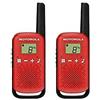 Motorola PROMOZIONE Motorola T42 WALKIE TALKIE ROSSO Cod. 59T42REDPACK