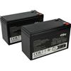 vhbw 2x Batteria per APS UPS-750THV UPS-750TLV UPS-750T 7200mAh 12V