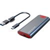 No M2 SSD Case M.2 un USB 3.1 Gen 2 10 Gbps NVMe SSD Enclosure per NVMe PCIE M9419