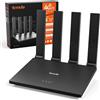 Tenda Router 4G con SIM Modem LTE Cat4 Wi-Fi N300 4G03 Pro V2.0 | 4 Antenne Pieg