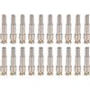uxcell 20 Pezzi Terminali Coassiali Dorati BNC Maschio 6mm per RG59 RG6