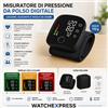 Misuratore di Pressione Arteriosa da Polso Ricaricabile Display LCD Preciso 2026