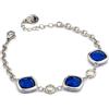 Boccadamo Bracciale Boccadamo Donna Cristalli Blu Acciaio MIBR15