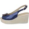 SOFFICE SOGNO Sandali con zeppa SOFFICE SOGNO E59865C4 BLU donna