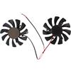 No 75Mm 2Pin GTX1050Ti GPU Cooler DUAL Fan per GTX 1050Ti GTX-10509847