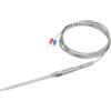 K Tipo Termocoppia Sonda Impermeabile 32 a 1112°F (0 a 600°C) 5x100mm 6.6ft