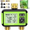 WADEO Timer per Irrigazione [Raccordi in Ottone] [2 Uscite] Programmabile