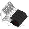 Clip copri piscina acciaio 13 cm 14 cm per binari rigidi fino a 7 cm di spe