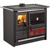 Nordica Cucina legna 10,5kW ROSA XXL Vst 16 Steel Antracite 5 stelle (107,4x66,9x86,1cm