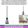 Ventilatore a Torre Senza Pale 100cm 50W Touch Screen LED Telecomando Timer Osci
