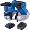 SCHEPPACH Sega a Nastro Metallo Batteria 20V Taglio 63.5mm Scheppach set s c-mbs635-x