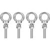 Bullone ad occhiello di sollevamento, 4 set Bullone ad occhiello M12 x 60 mm