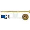 UTENSILERIA 5BLISTER BS VITI PORTANTI X LEGNO TESTA SVASATA PIANA TORX 8X160(PZ.5):