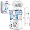 Aquapik PRO Idropulsore Dentale 8 Testine 10 Livelli Pressione Anti Placca