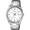 Casio Orologio Uomo CASIO MTP-1302PD-7A1 Bracciale Acciaio Classico Vintage Bianco
