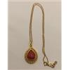 exploit argenti COLLANA BRACCIALE CORALLO ROSSO GOCCIA NATURALE ARGENTO DORATO CM 40 EXPLOIT