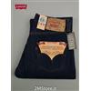 LEVI'S jeans LEVIS 501 Original Fit 501.01.01 denim Indigo blu Dritto VINTAGE