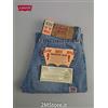 LEVI'S jeans LEVIS 501.01.06 Original Fit azzurro denim stone wash old Vintage