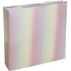 Exacompta - Rif. 62442E - Cartone di 2 album fotografici a tasche CANDY - 200 foto 10 x 15 cm - 100 pagine - formato 22,5 x 22 cm - copertina arcobaleno glitterata con protezione per quaderno