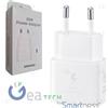 SAMSUNG ADATTATORE USB-C EP-T2510NBE CARICABATTERIA ULTRA FAST 25W TYPE-C BIANCO