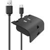 Xtreme videogames Batteria dedicata Xtreme Videogames 66006 XBOX SERIES Battery Pack Bla