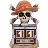 Nemesis Now One Piece Luffy Jolly Roger Perpetual Calendar - Officially Licensed