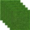 uxcell Erba Sintetica per Decorazioni, 5 Pezzi 3x3 Pollici per Giardino