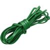 uxcell Per Flat Leather Cord 3,3 Yard 4mm Stringhe in Pelle per DIY Crafts Verde Scuro
