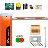 DIEFFEMATIC KIT AUTOMAZIONE BARRIERA ASTA CON LED 4MT AUTOMATICA STRADALE BARRA SBARRA 24V