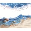 Adesivo WC impermeabile PVC 3D stelle marine 37x10cm 37x17cm 40x29cm decalco