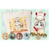 Gray Parker Services Set di 3 distintivi con bottoni Mofusand Happy Bag 2026 peluche dal Giappone ...