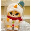 Gray Parker Services Mofusand Pupazzo di Neve Gatto Nyan Peluche Peluche Natale 2024 Limited Japan...