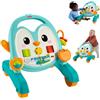 Fisher-Price Pinguino Musicale Primi Passi | 8 attività interattive, spingi e cammina con musica, abilità motorie di base e complesse, dai 6 mesi, JNH84