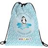 Grafoplás Wise Planet, pinguino zaino unisex per bambini, blu (Blu) - 37610554