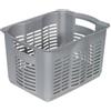 CURVER 159542 - Cesta per Il bucato, in Polipropilene, Modello: XL, 43 x 32 x 26 cm, Colore: Argento
